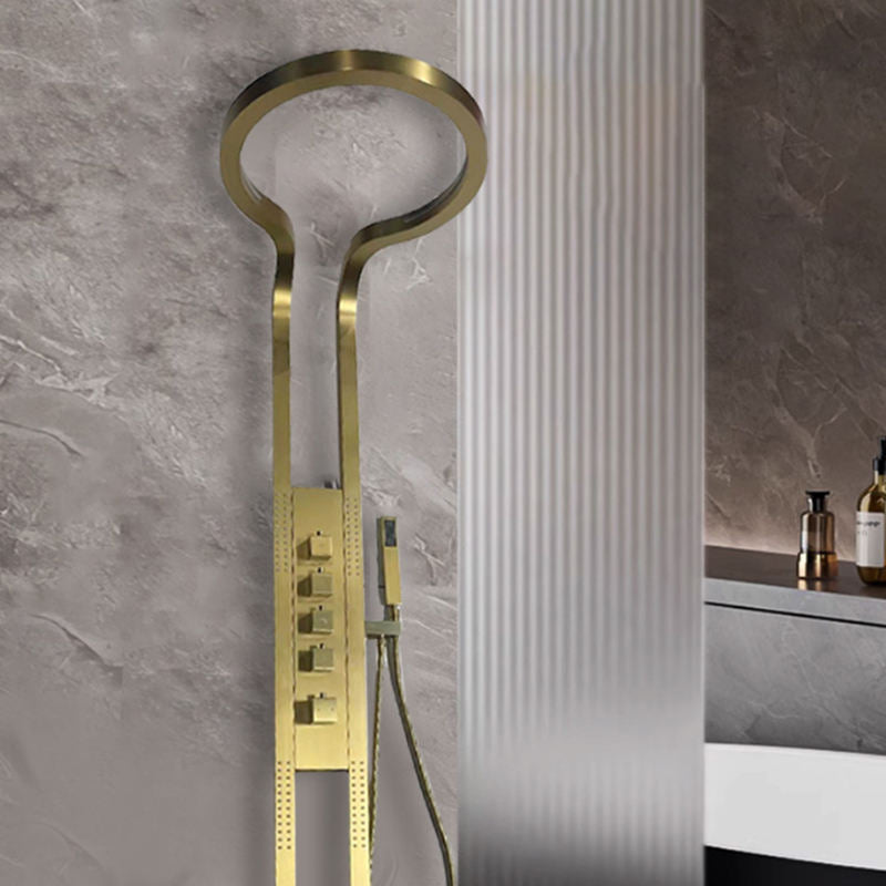 hudor-scamandre-0005-colonne-de-douche-dor-bross-thermostatique image 4