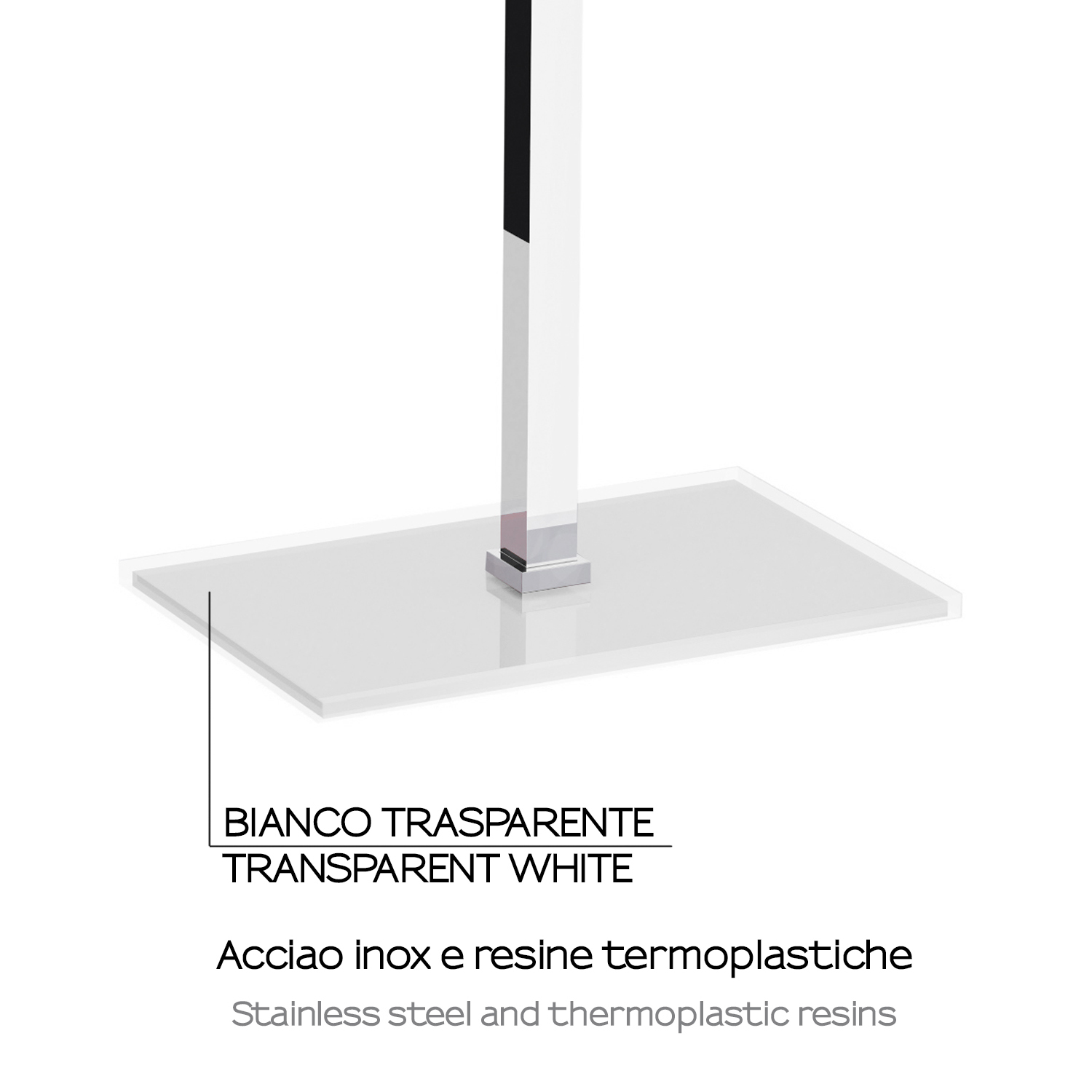 gedy-rainbow-porte-serviette-sur-pied-blanc image 4