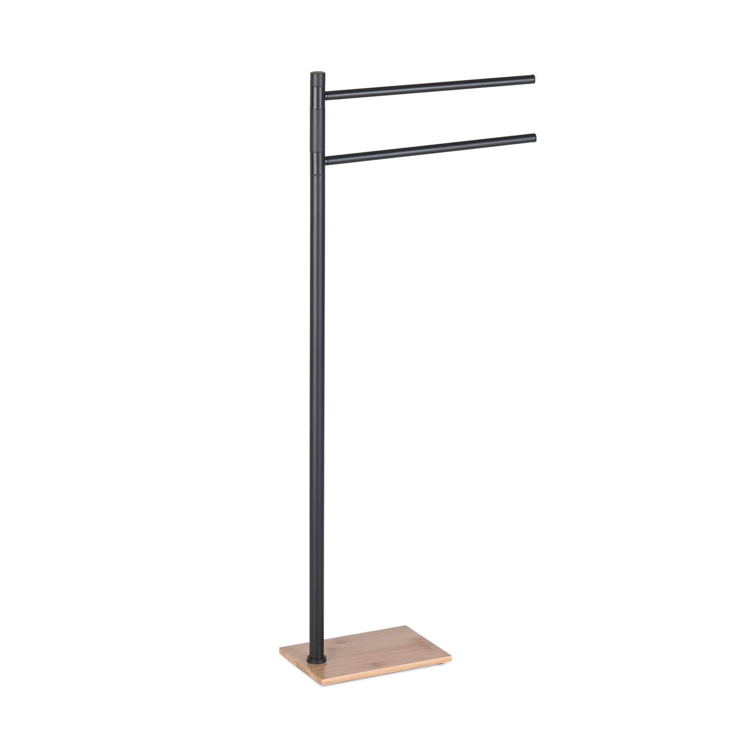 gedy-trilly-porte-serviettes-sur-pied-noir-mat image 1