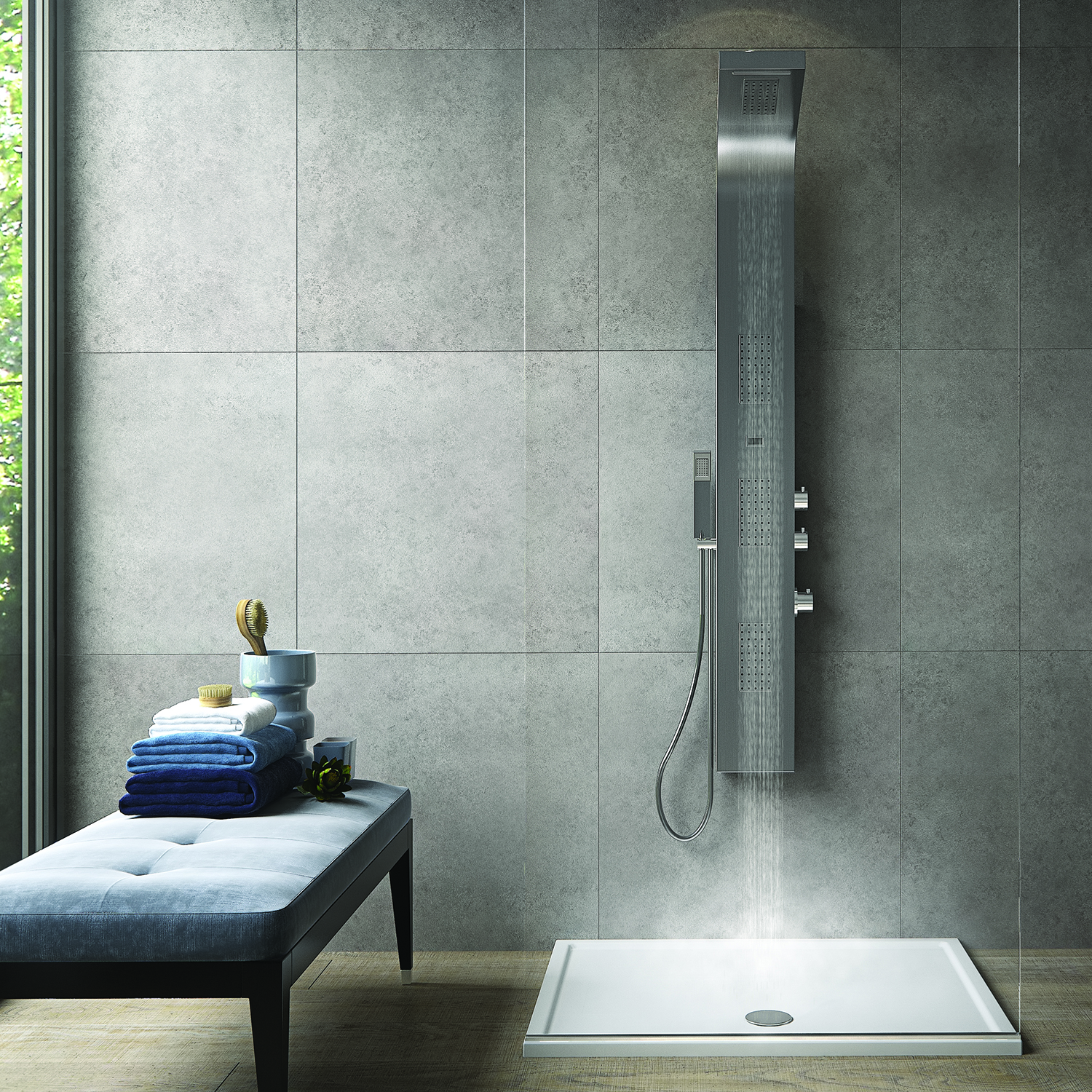 gedy-spa-02-panneau-de-douche-inox-multifonction image 6