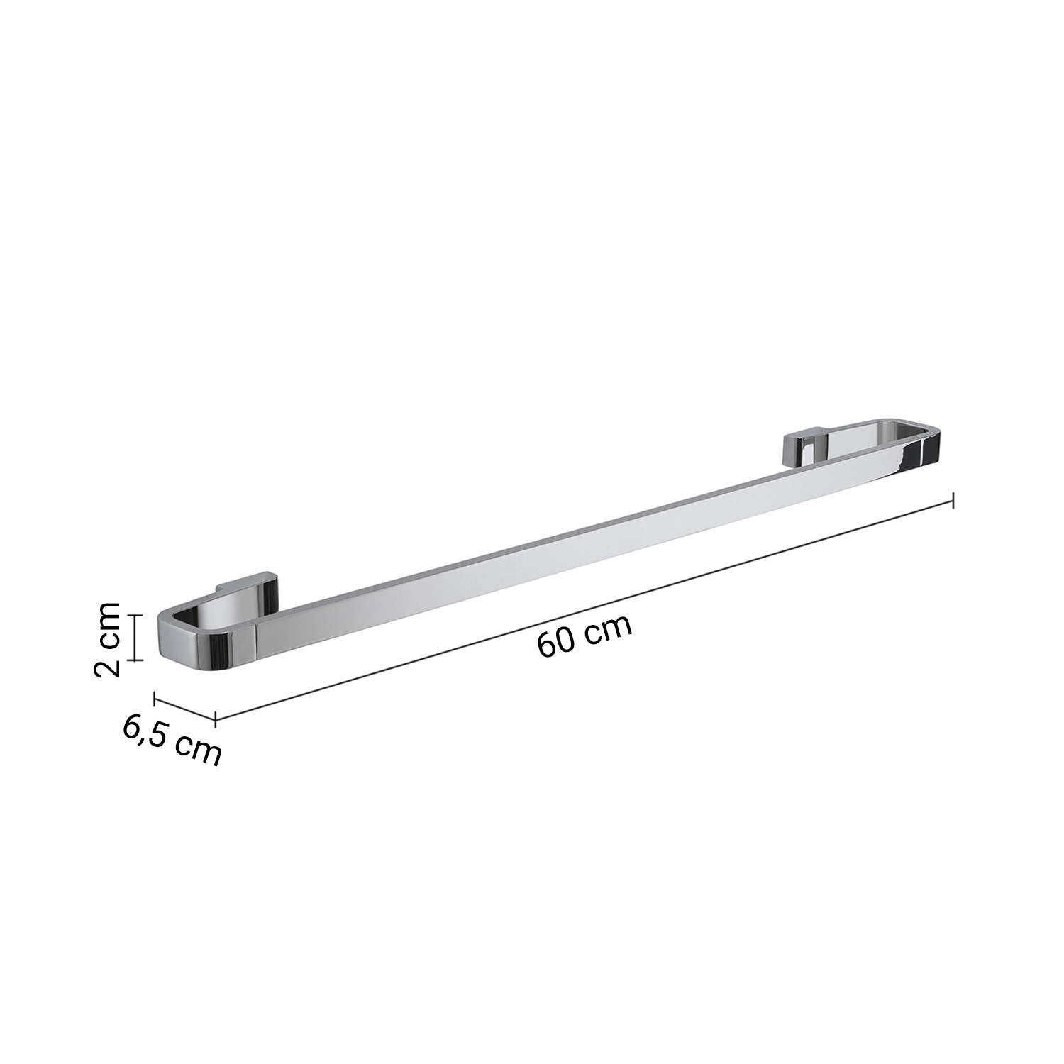 gedy-samoa-porte-serviette-barre-60-cm-chrome image 2