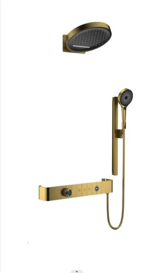 hudor-scamandre-40004-douche-encastr-e-dor-bross-thermo image 1