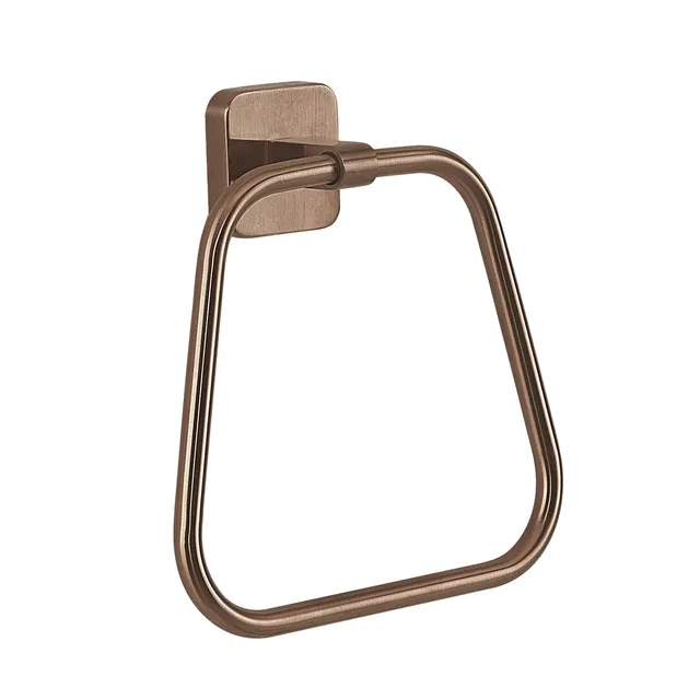 gedy-tonga-anneau-porte-serviette-or-rose-fixer image 1