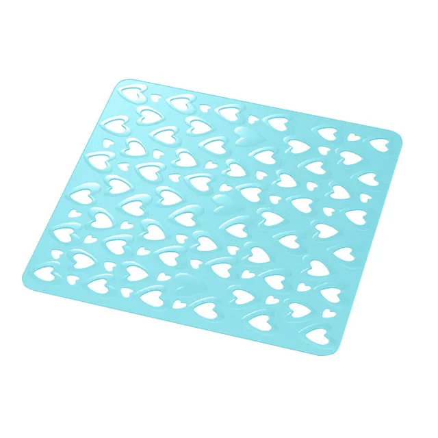 gedy-cuore-tapis-de-douche-55x55-cm-bleu-ciel image 1