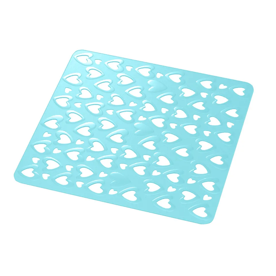 gedy-cuore-tapis-de-douche-55x55-cm-bleu-ciel image 1