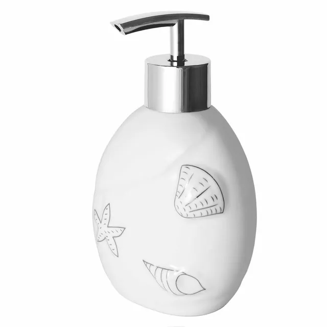 bisk-beach-distributeur-savon-c-ramique-poser-beige image 1