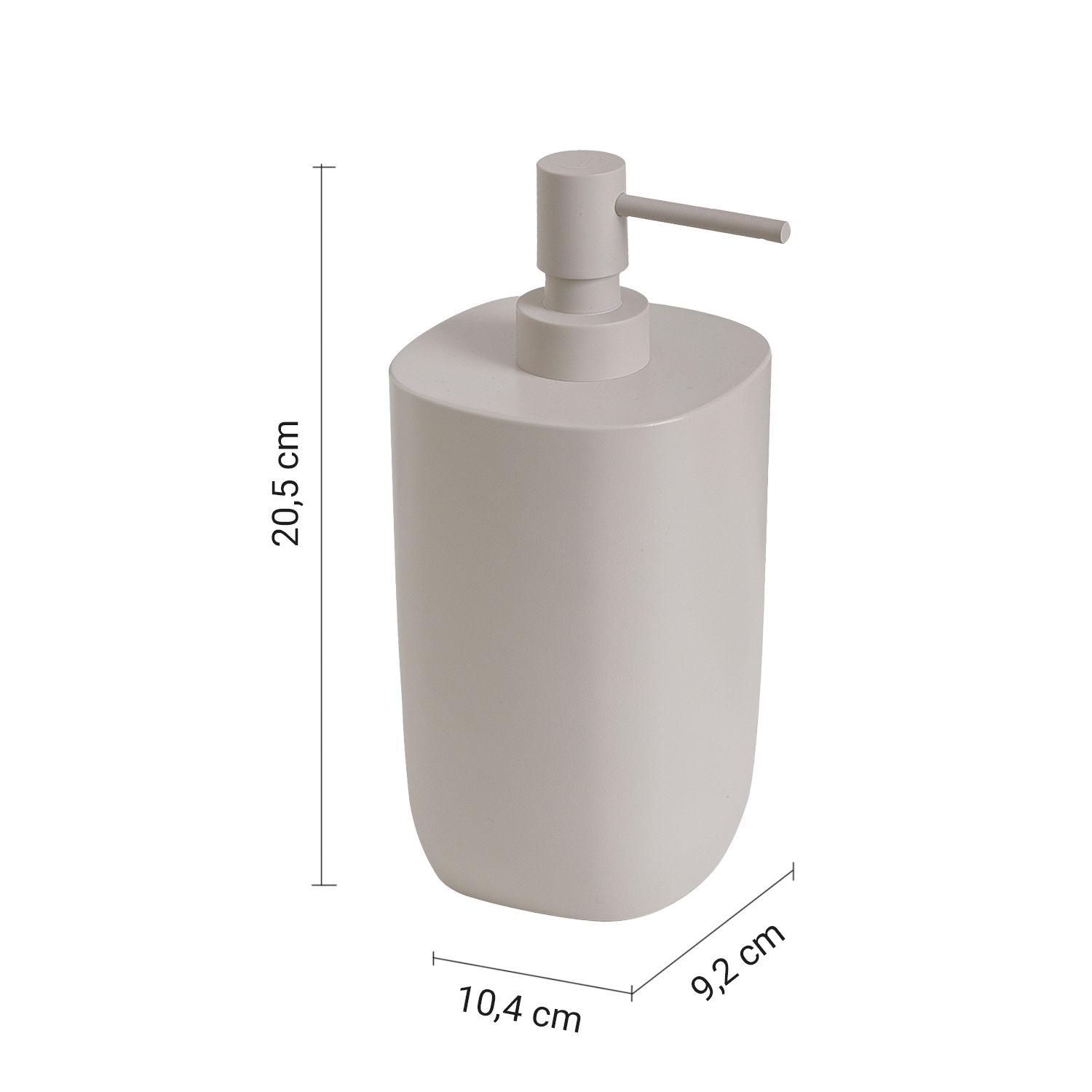 gedy-ylenia-distributeur-savon-gris-mat image 2
