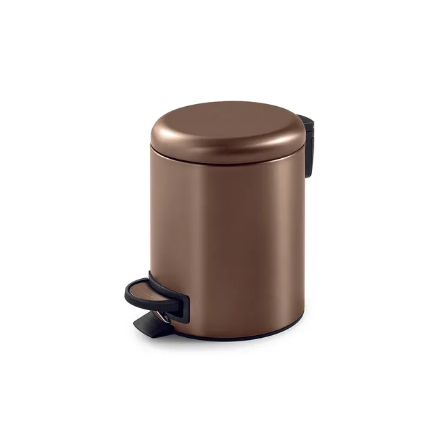 gedy-potty-poubelle-salle-de-bain-or-rose image 1