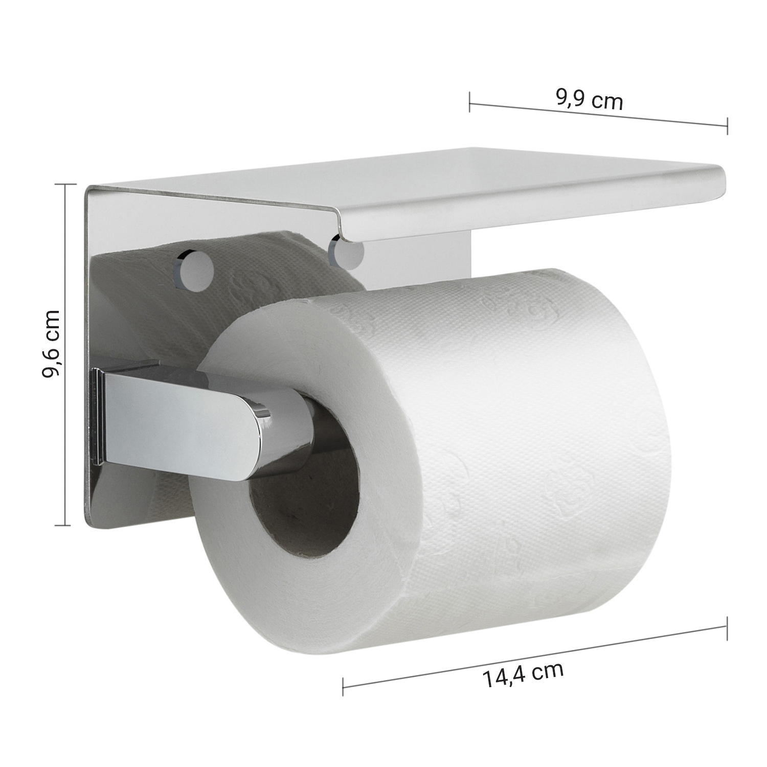gedy-porte-rouleau-simple-couvert-chrom image 2
