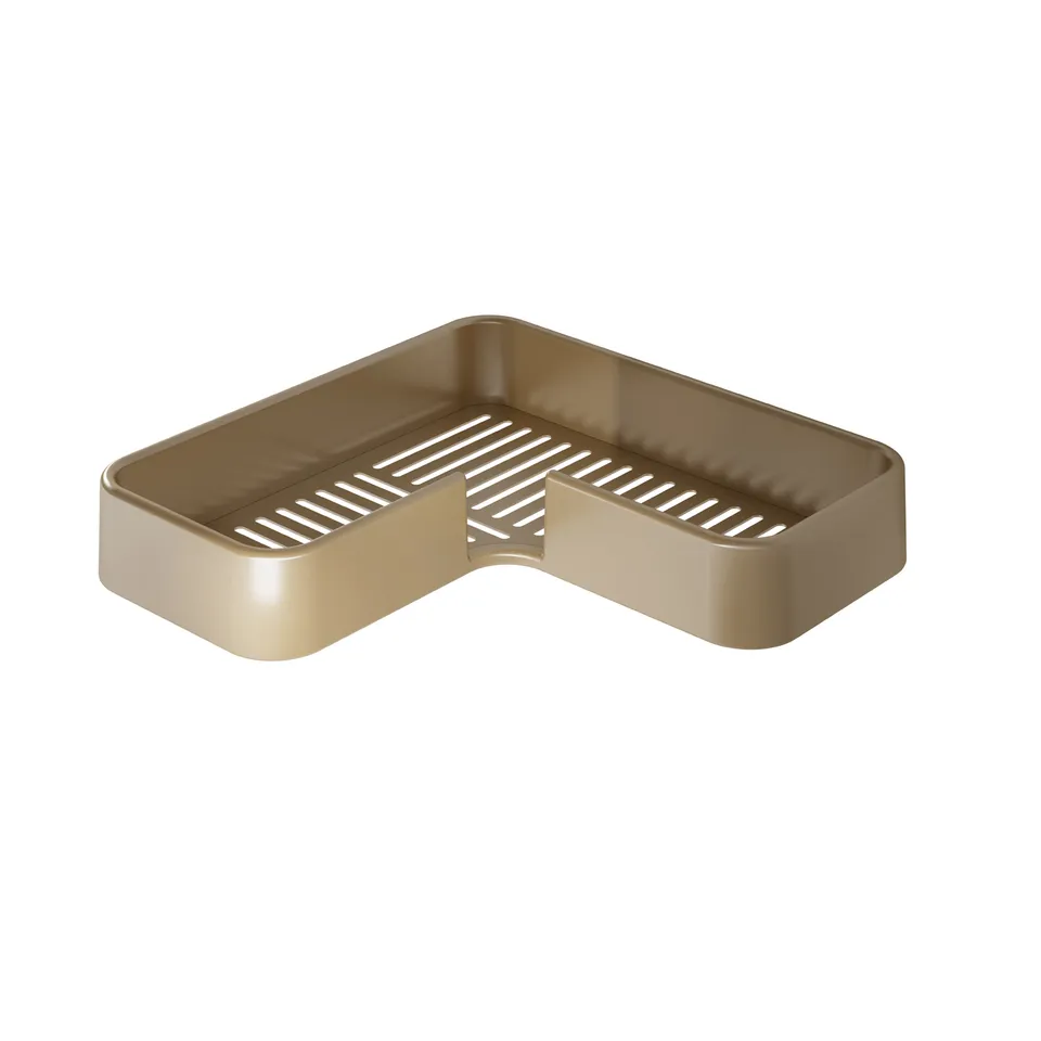gedy-il-giglio-tag-re-d-angle-douche-or-mat image 1