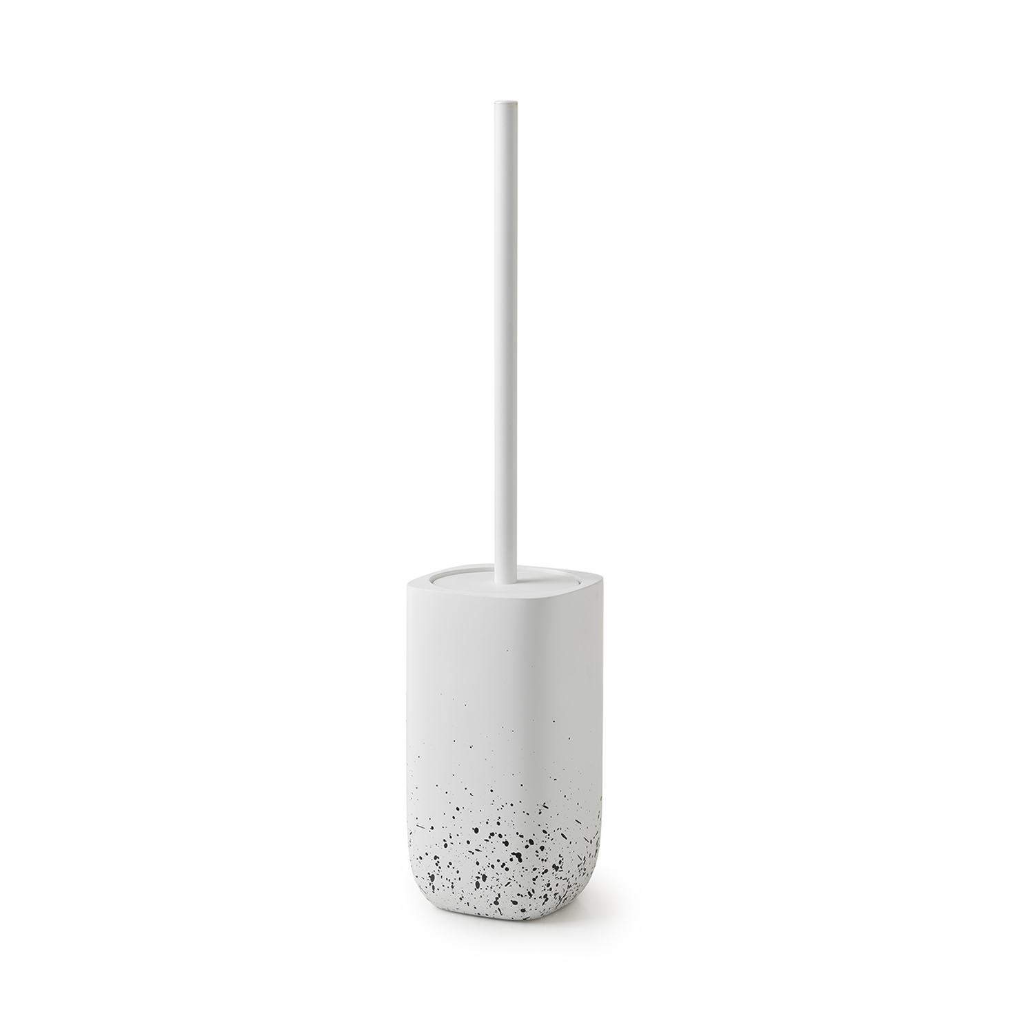 gedy-layla-porte-brosse-wc-poser-blanc-mat image 1
