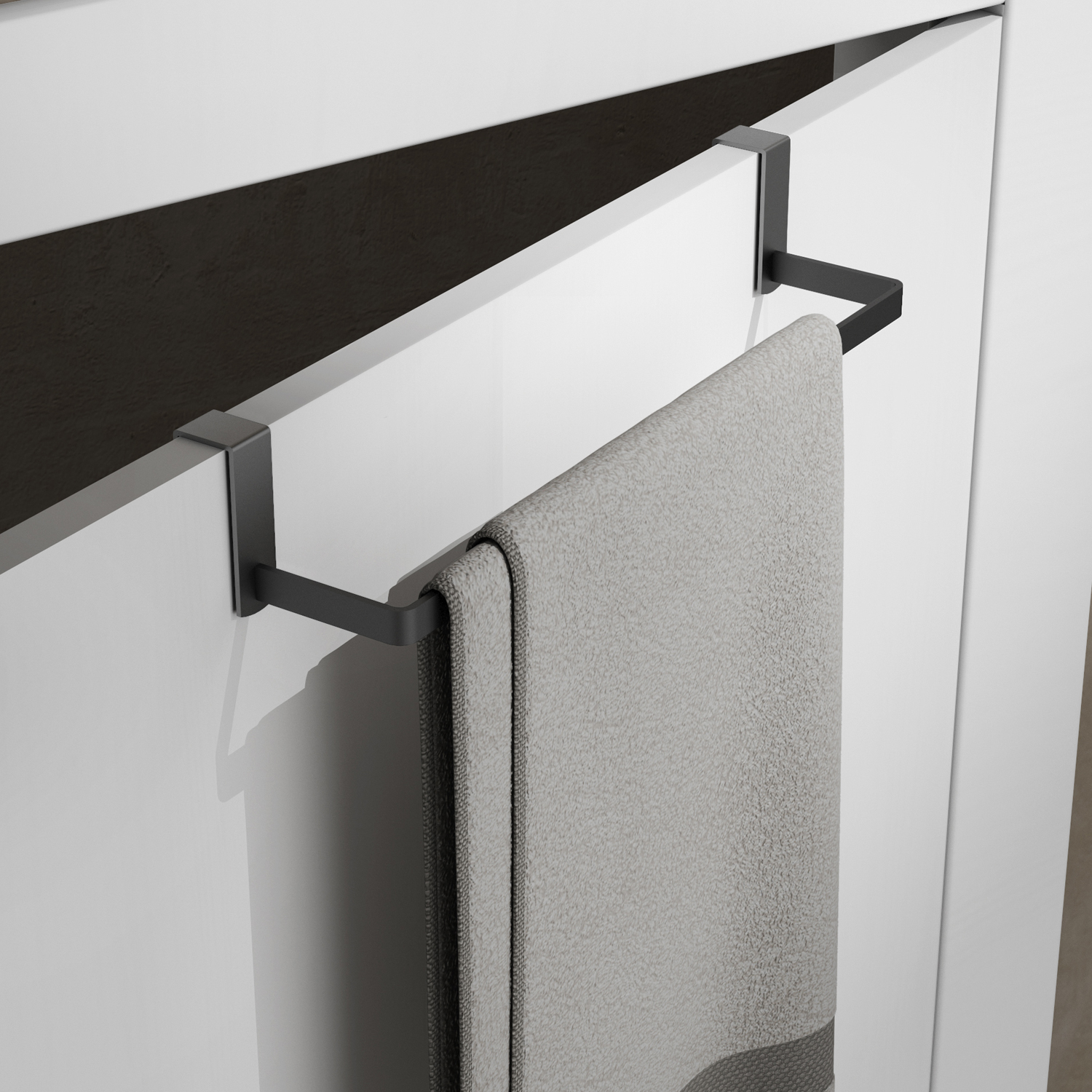 gedy-tosca-porte-serviettes-porte-noir-mat image 3