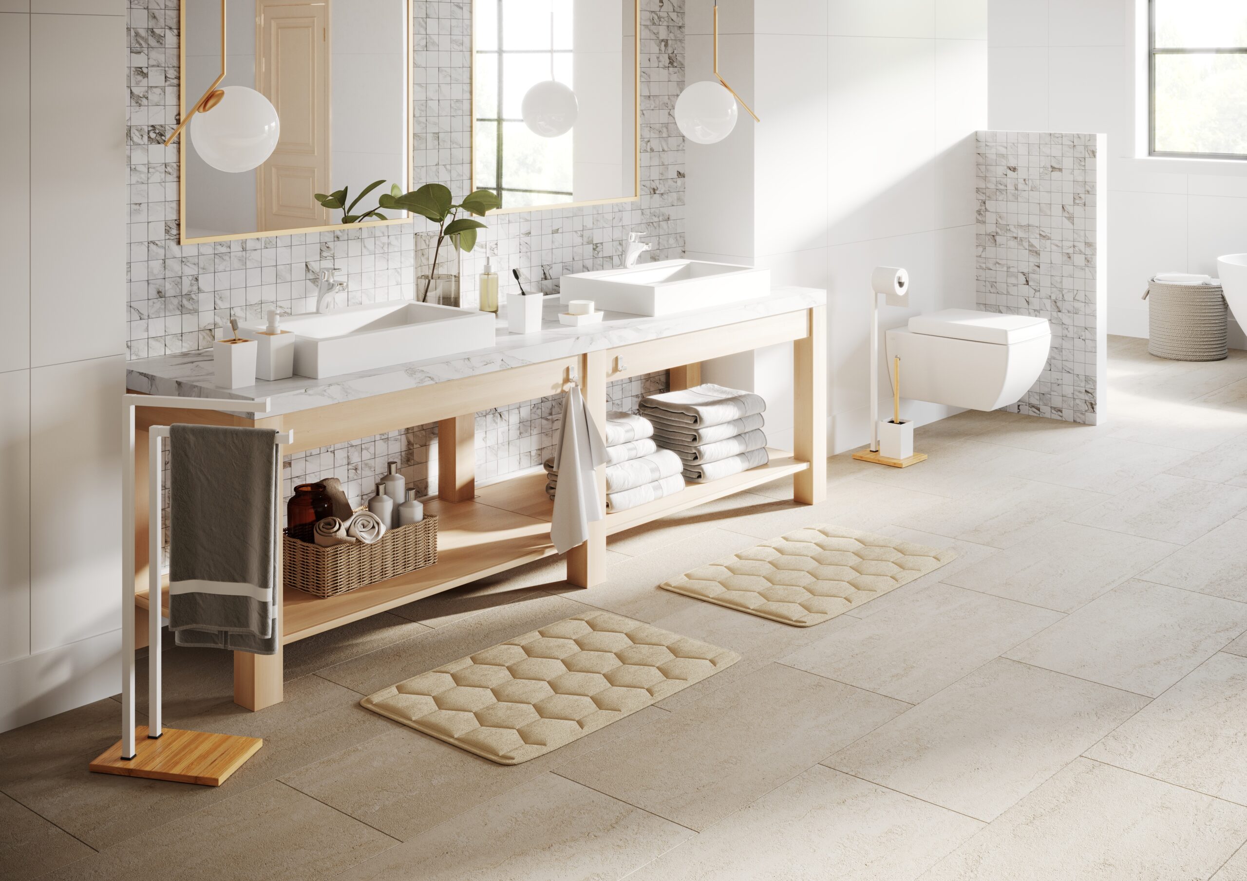bisk-pure-brosse-wc-avec-pot-et-balayette image 2