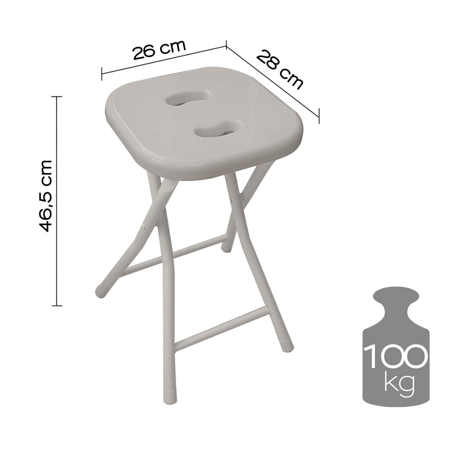 gedy-co76-tabouret-repliable-gris-l-ger image 2