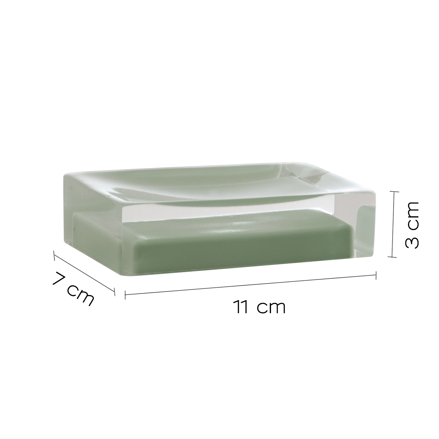 gedy-rainbow-porte-savon-poser-menthe-verte image 2