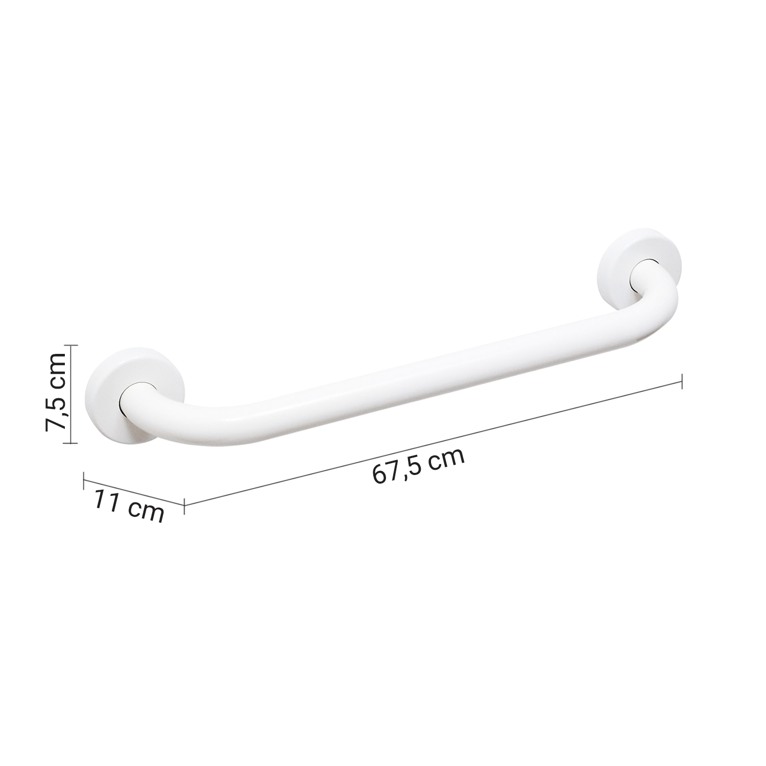 gedy-contract-fortis-barre-d-appui-blanche-horizontale-et-verticale image 2