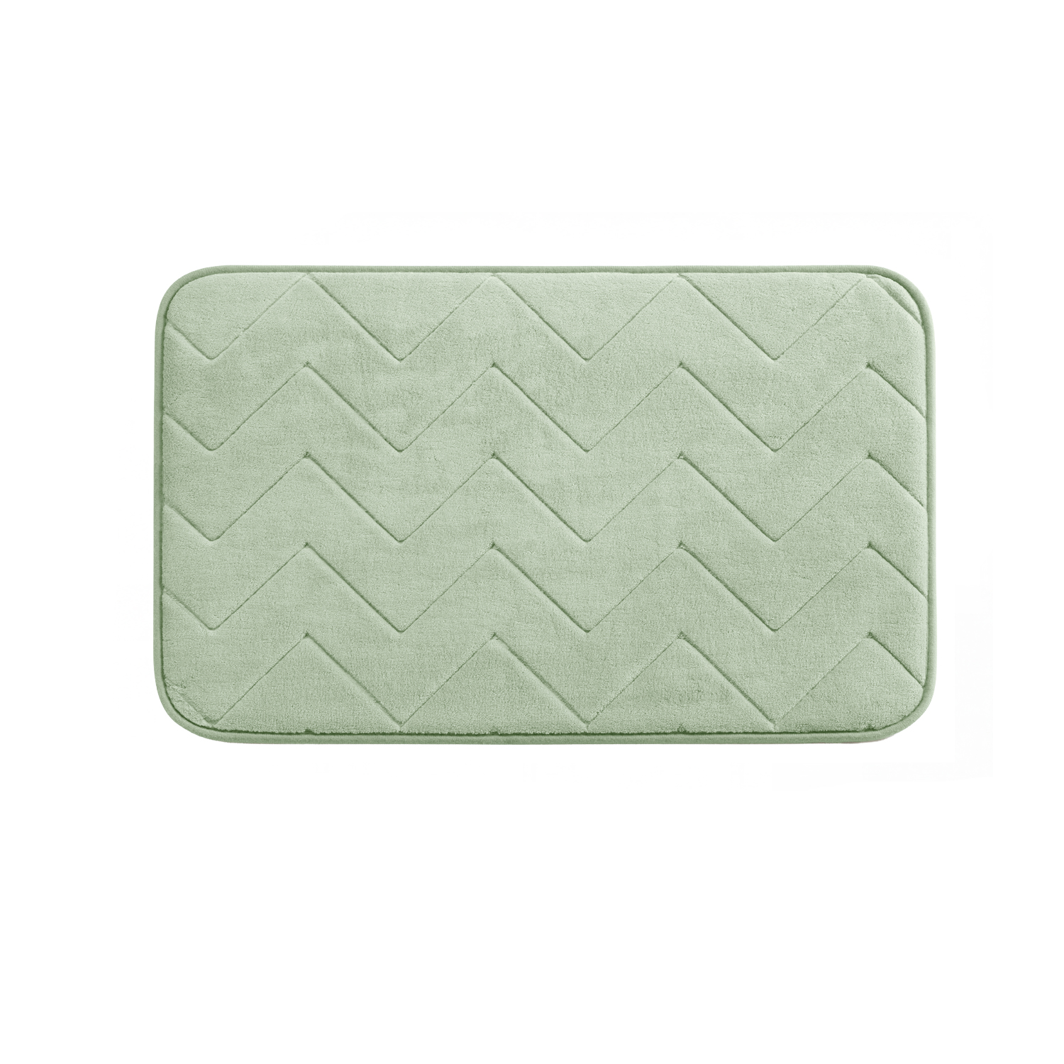 gedy-mousse-tapis-de-bain-50x80-vert-m-moire image 1