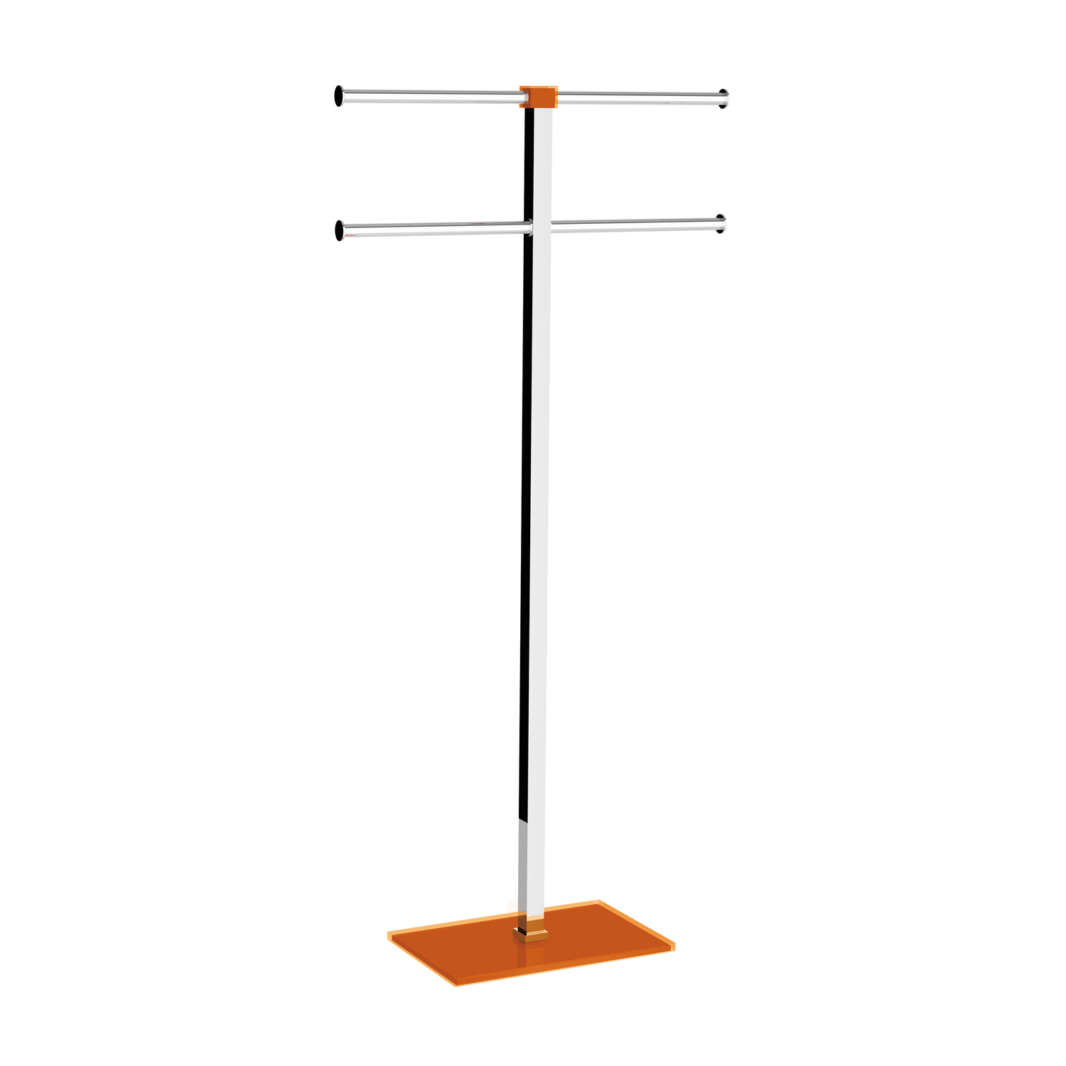 gedy-rainbow-porte-serviettes-sur-pied-orange image 1