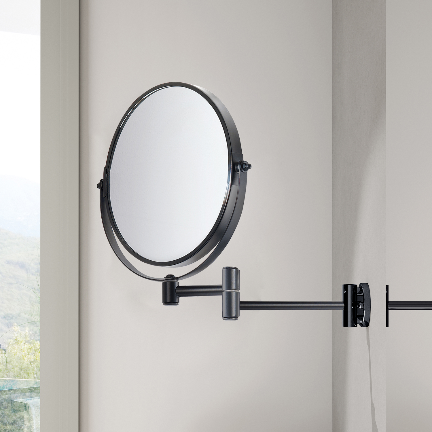 gedy-michael-miroir-grossissant-noir-mat image 3