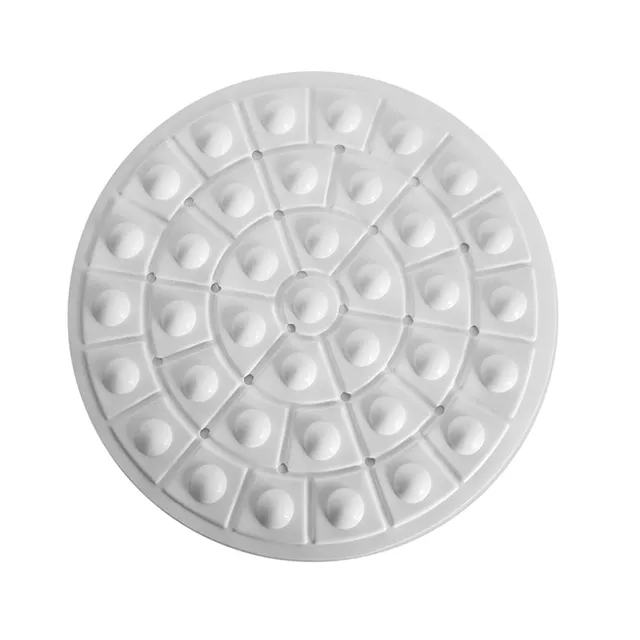 gedy-stamp-tapis-vier-30-cm-blanc-rond image 1
