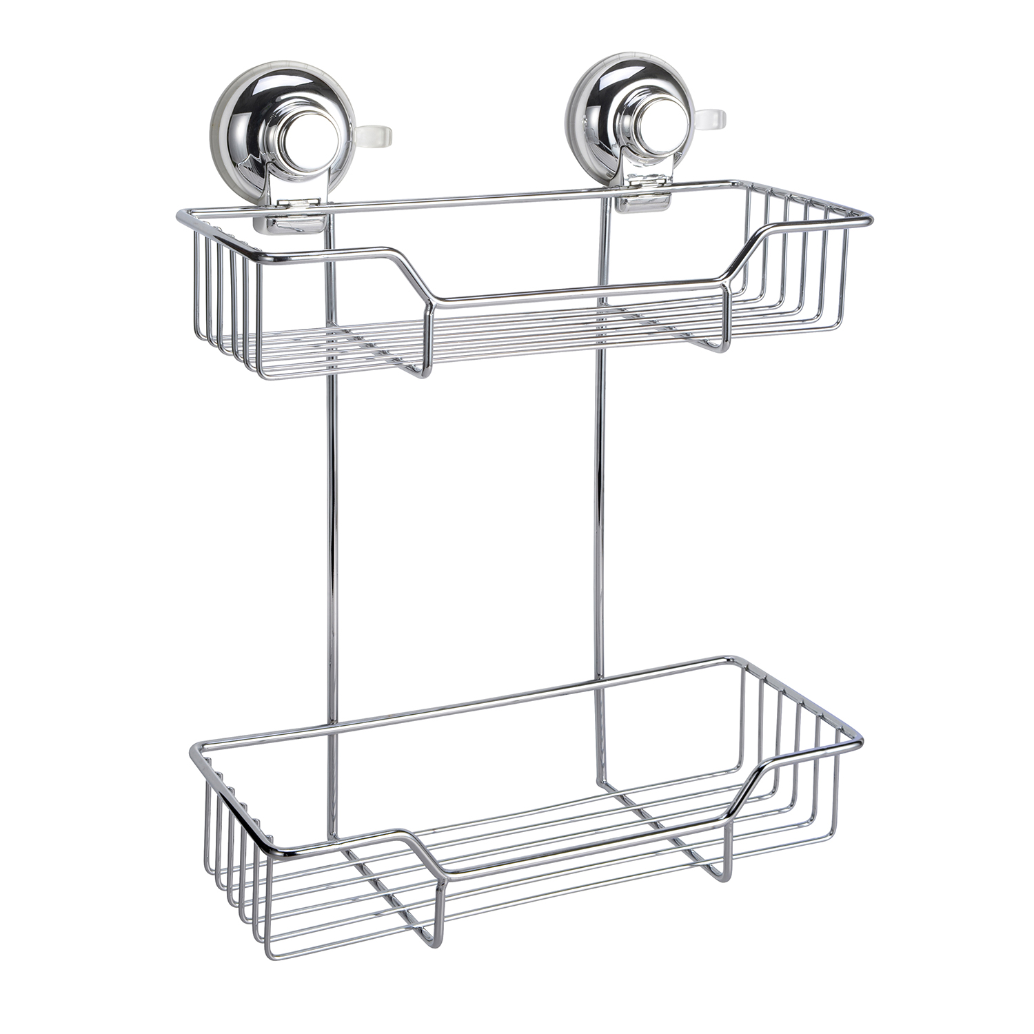 gedy-hot-panier-douche-double-fil-chrome image 1
