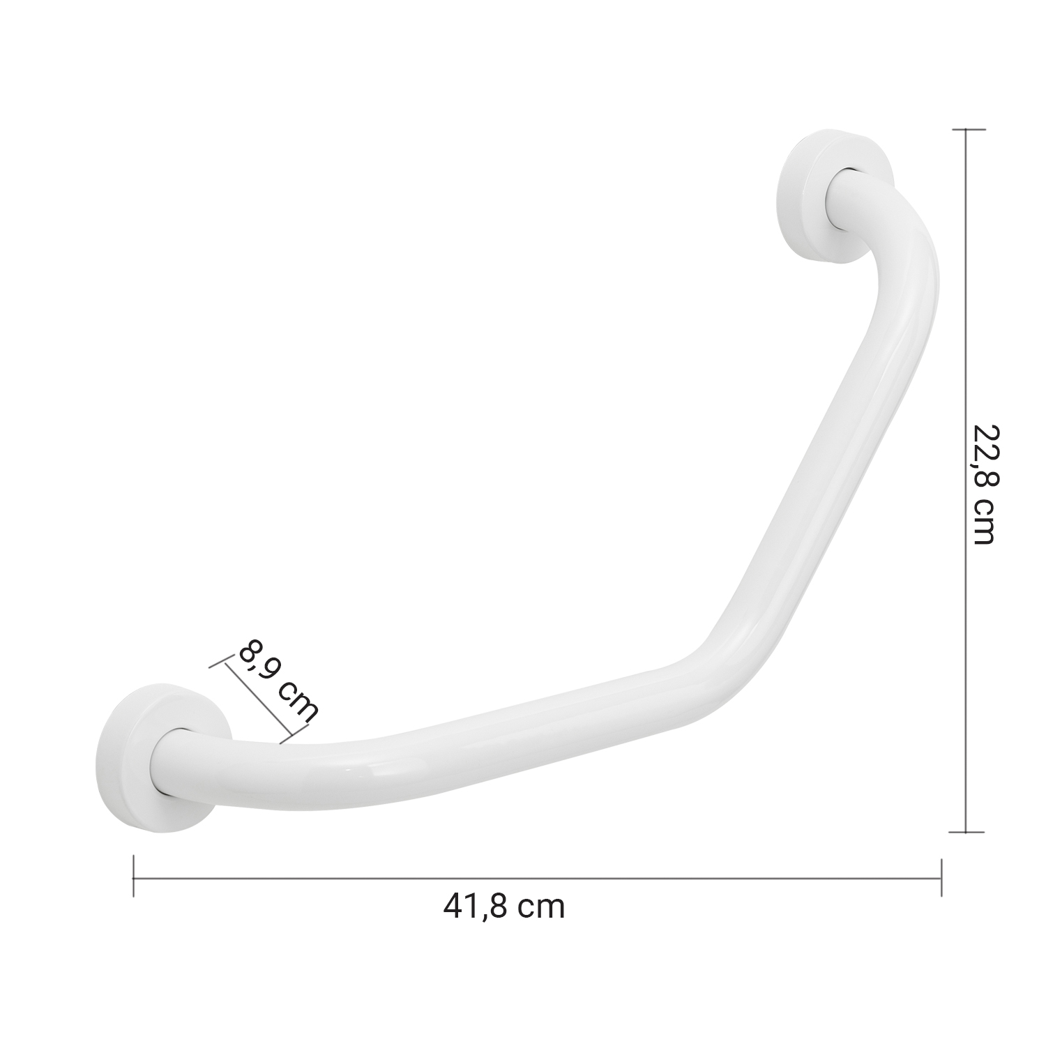 gedy-up-barre-d-appui-135-blanc image 2