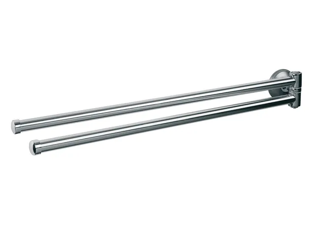 bisk-dakota-porte-serviettes-2-barres-mobiles-chrome image 1