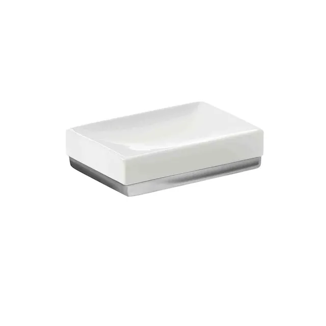 gedy-lucy-porte-savon-blanc-poser image 1