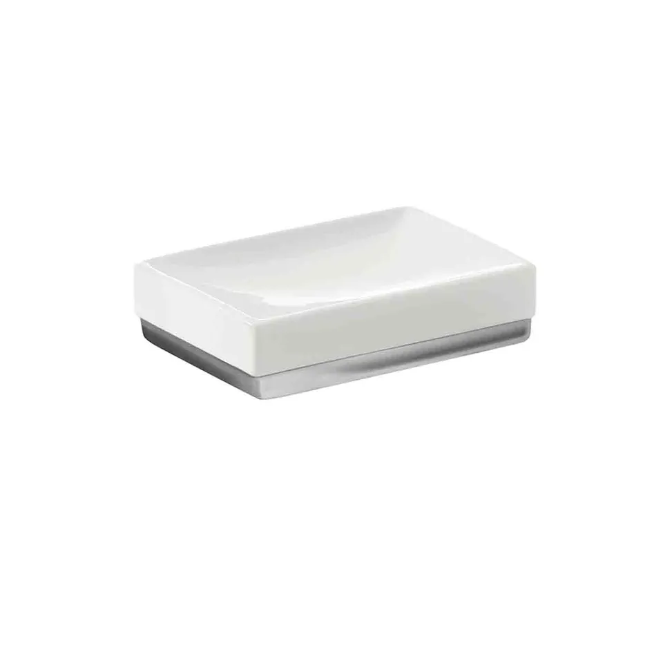 gedy-lucy-porte-savon-blanc-poser image 1