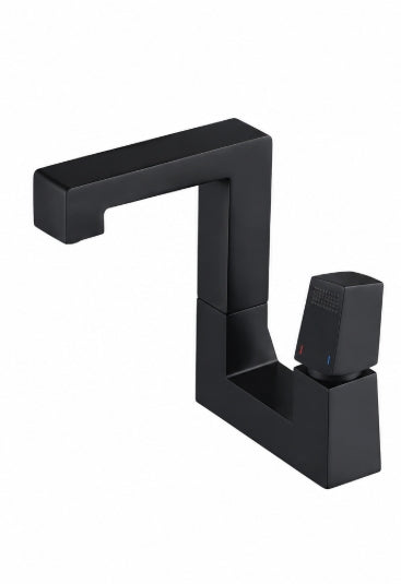 hudor-c-phise-robinet-lavabo-noir-mat-laiton-angulaire image 1