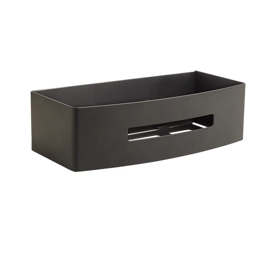 gedy-poseidon-porte-objets-de-douche-noir-mat image 1