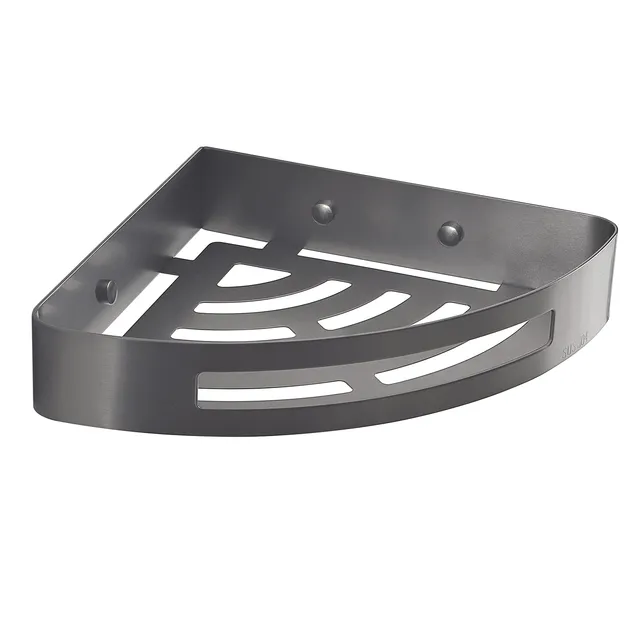 gedy-nerva-panier-douche-angle-gun-metal image 1