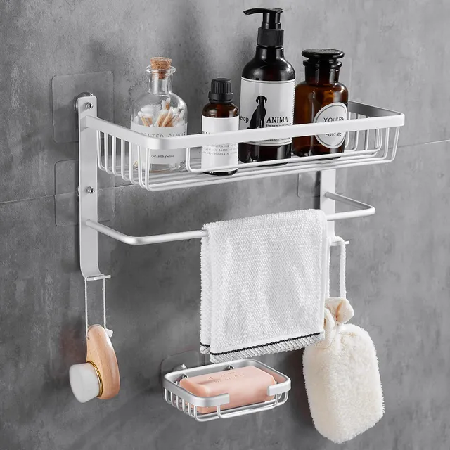 gricol-tag-res-douche-sans-per-age-argent-porte-savon image 1