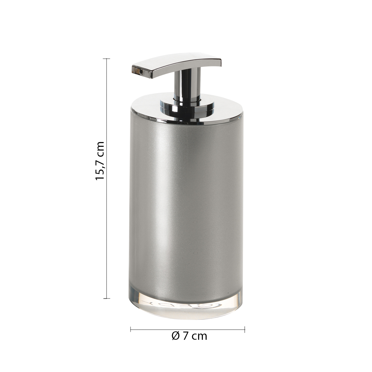 gedy-vega-distributeur-de-savon-argent image 2