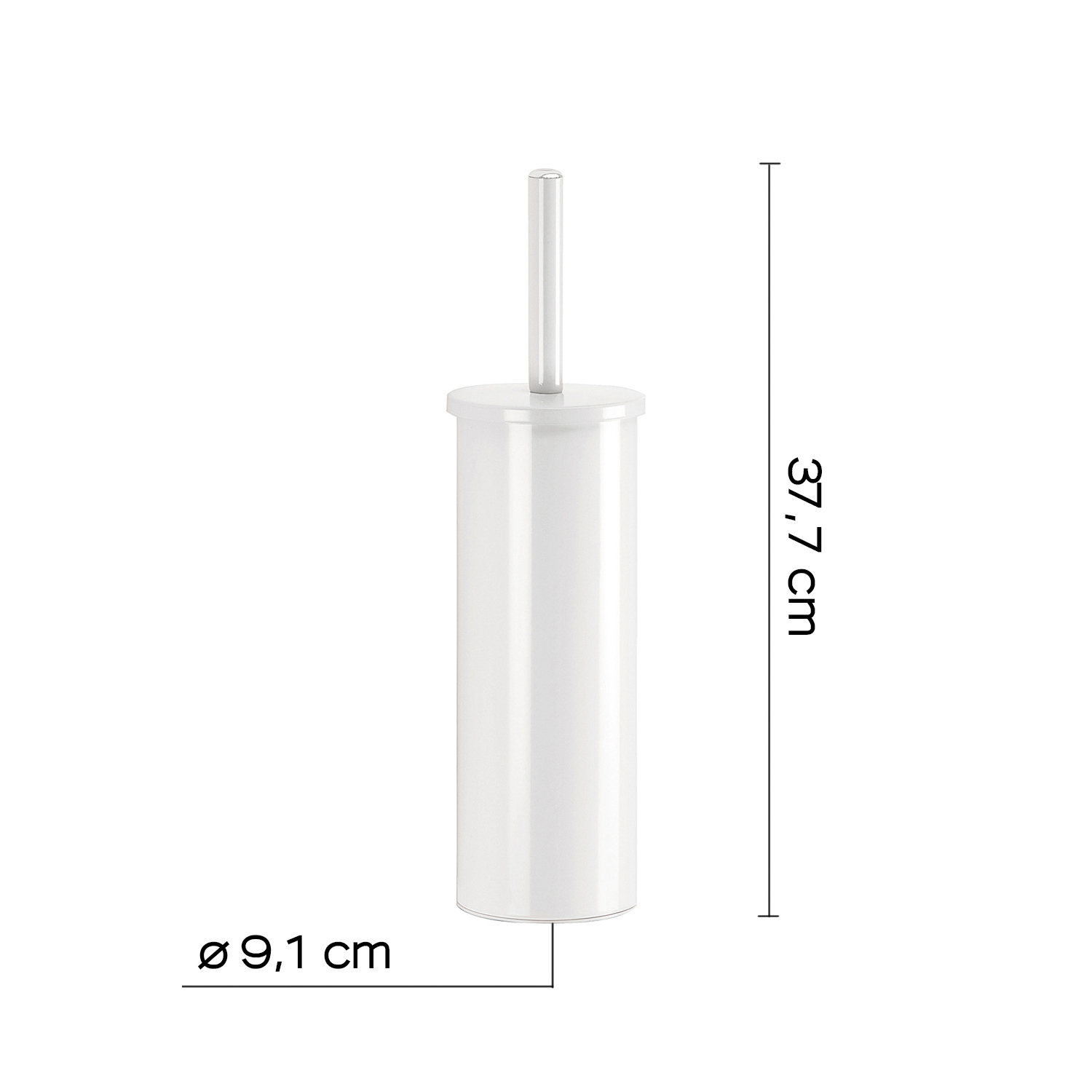 gedy-flip-porte-brosse-wc-blanc-mat image 2