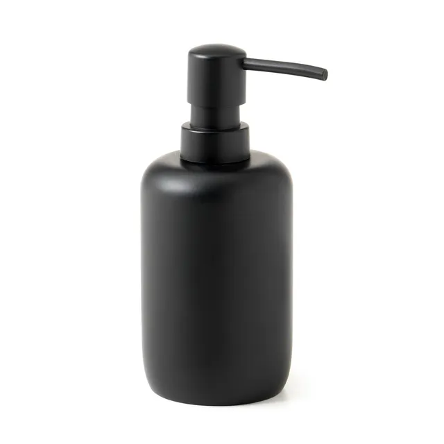 gedy-brenda-distributeur-savon-noir-mat-poser image 1