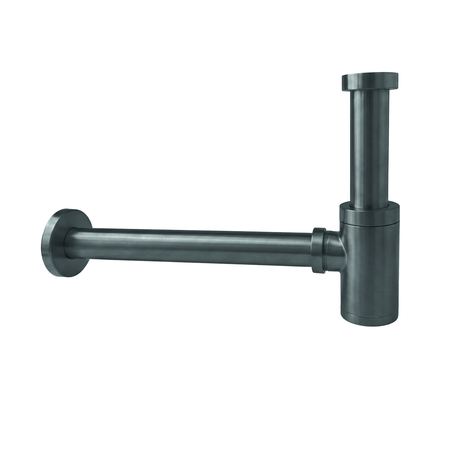gedy-siphon-lavabo-gun-metal image 1