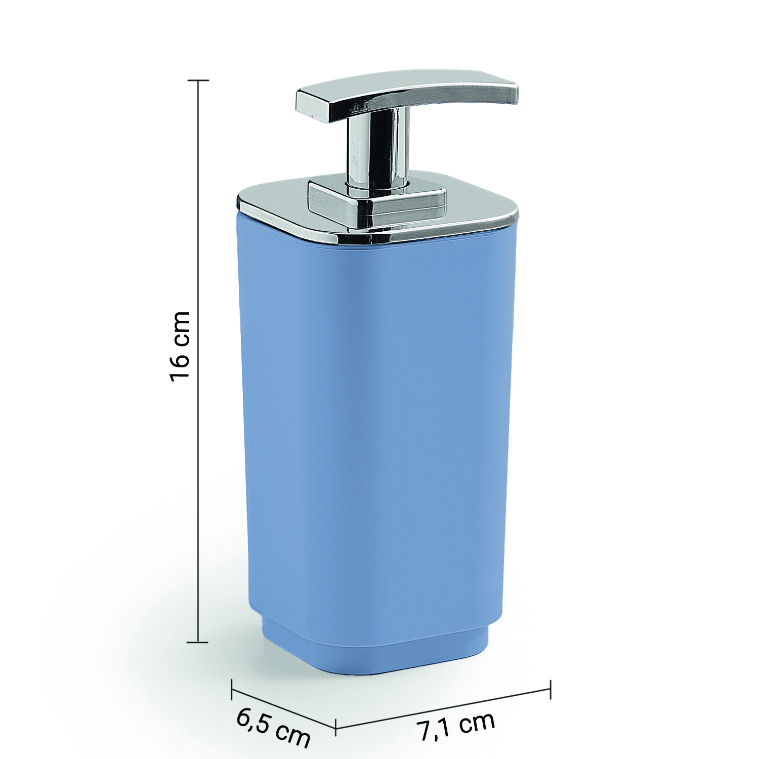 gedy-seventy-distributeur-savon-bleu-ciel-mat image 2