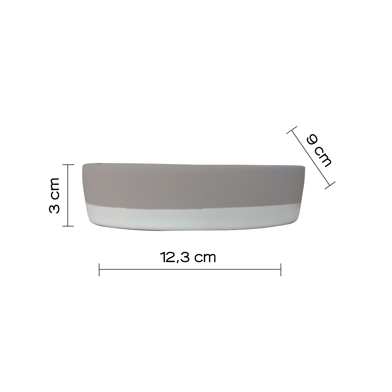 gedy-new-mizar-porte-savon-gris-poser-2 image 2