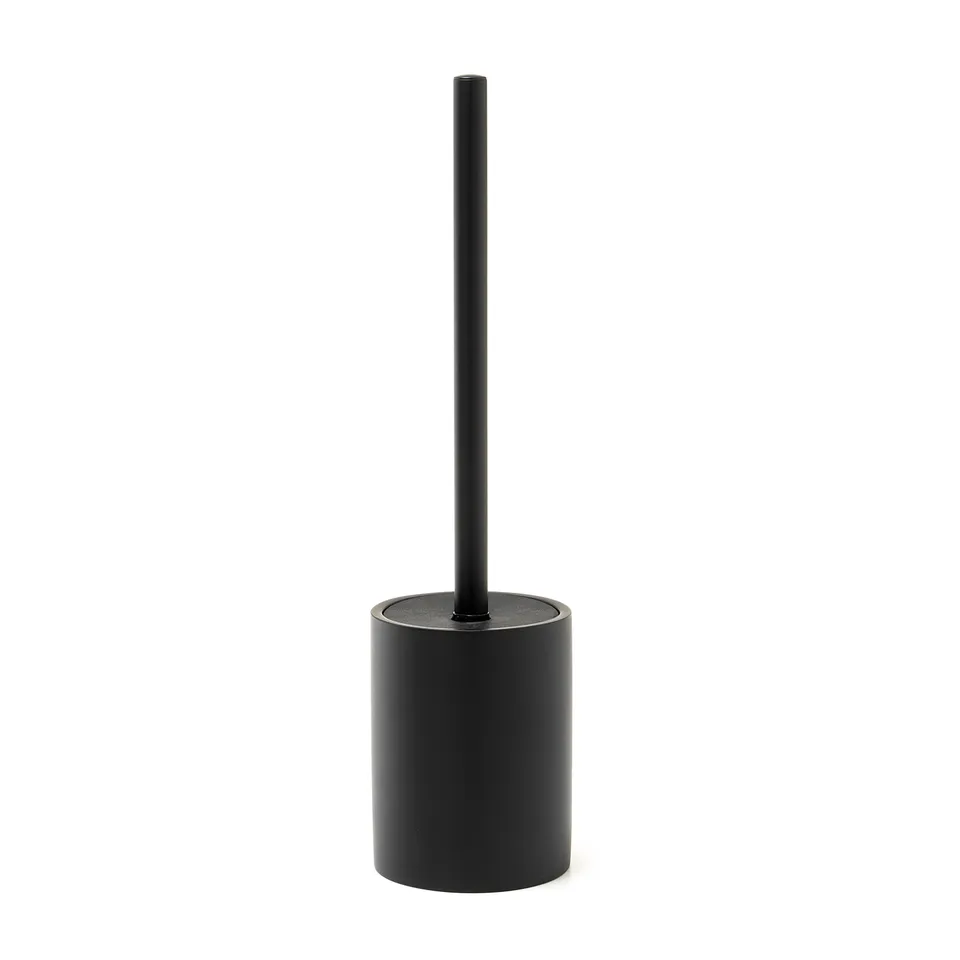 gedy-brenda-porte-brosse-wc-noir-mat-poser image 1