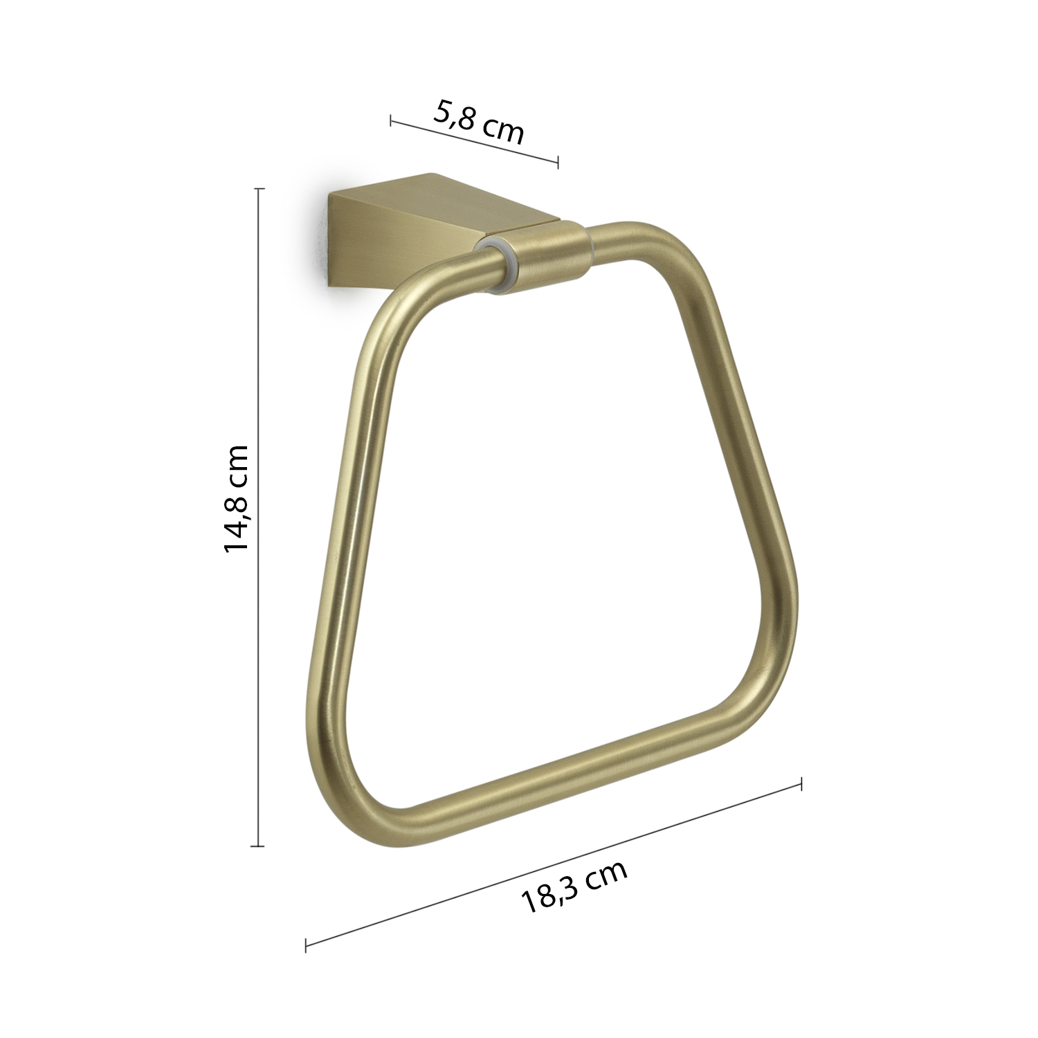 gedy-tonale-anneau-porte-serviette-or-mat image 2
