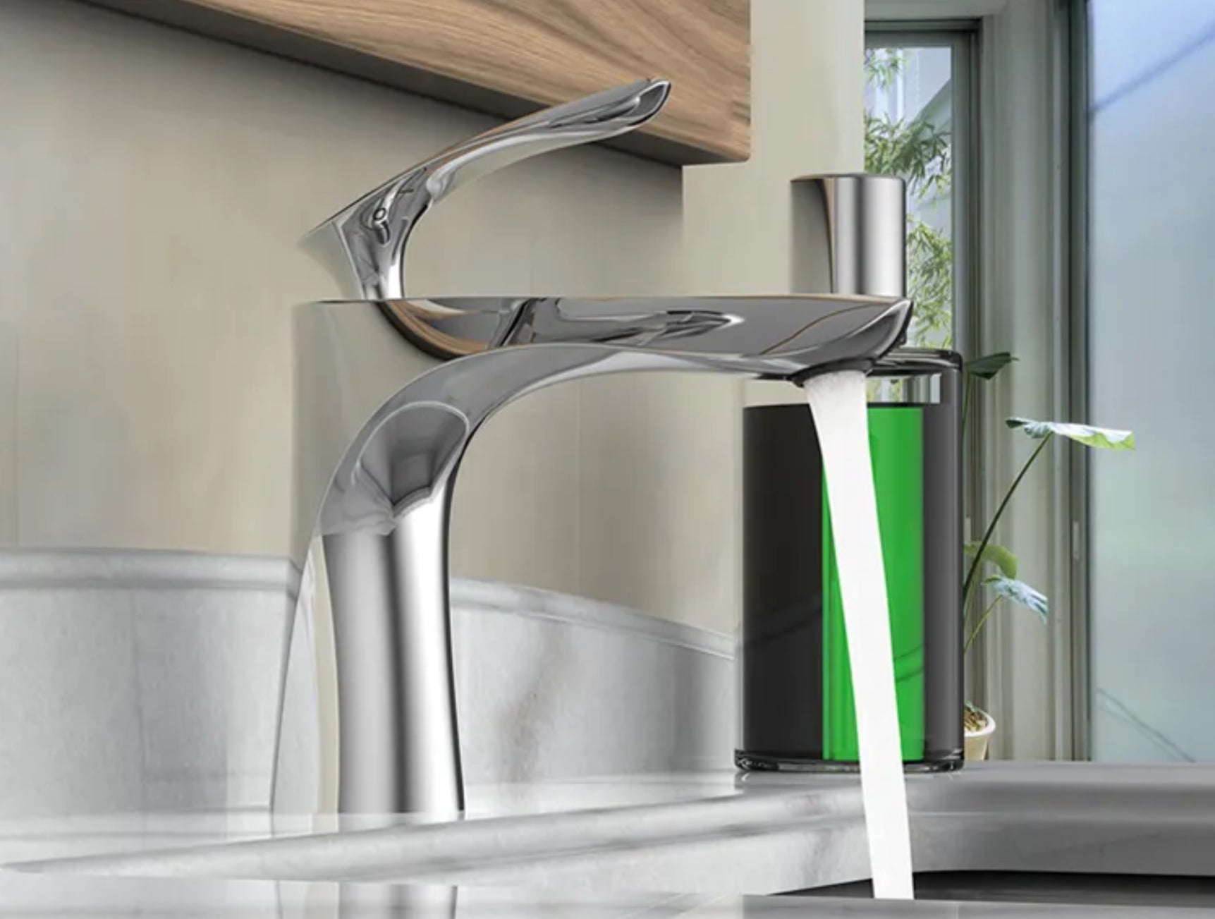 hudor-erymanthe-robinet-lavabo-chrom-laiton-eco image 2