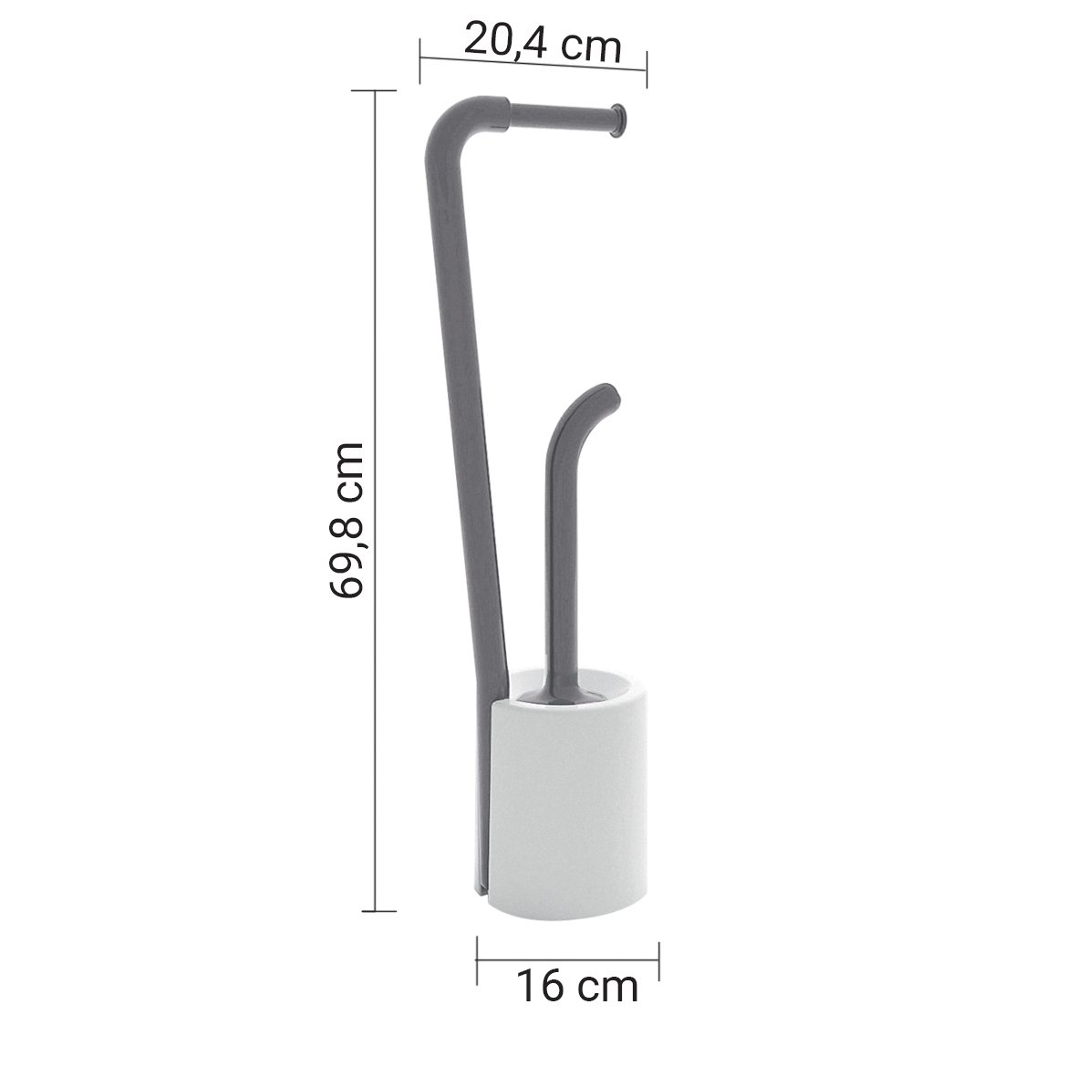 gedy-wendy-ensemble-porte-papier-brosse-wc-blanc-gris image 2