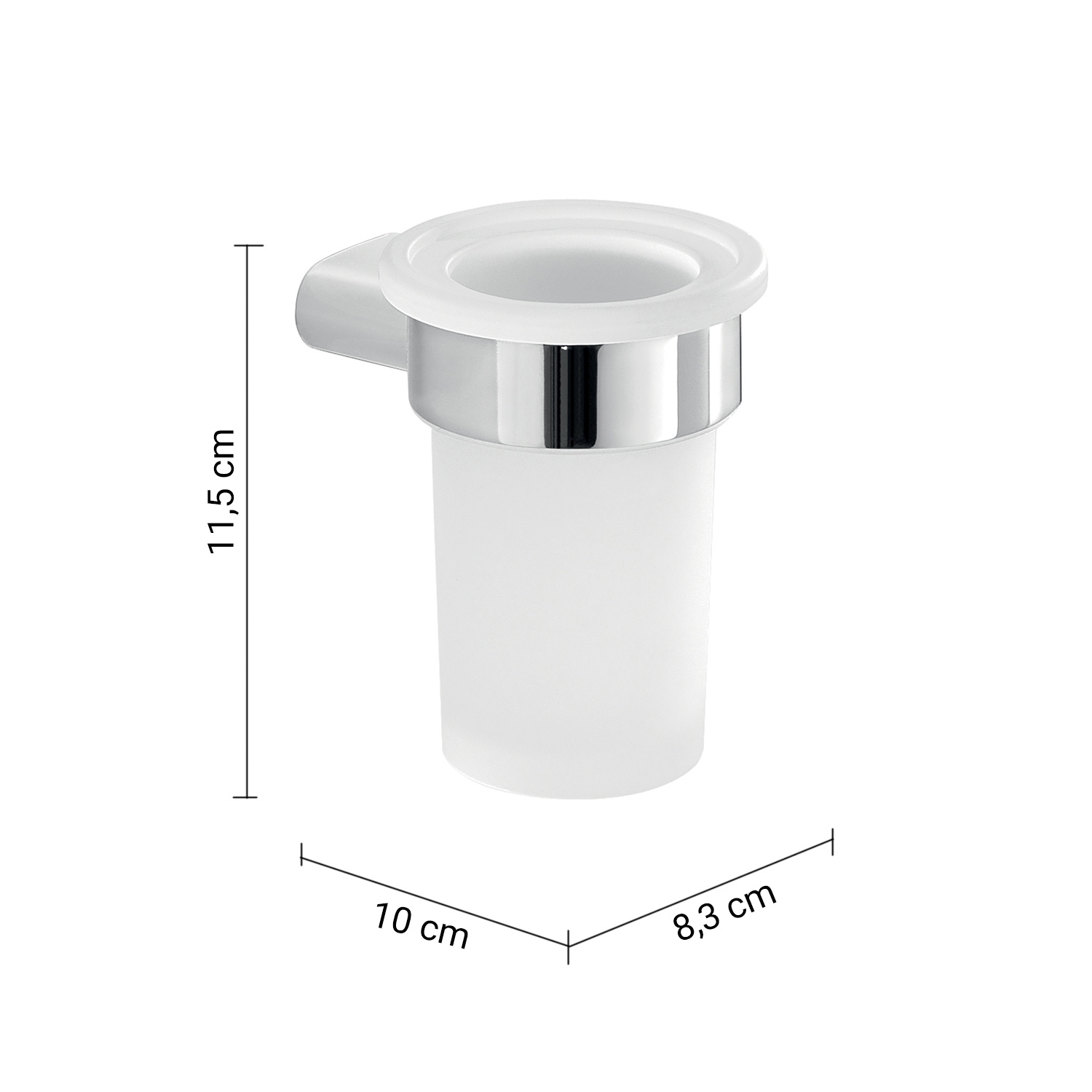 gedy-azzorre-gobelet-porte-brosse-dents-chrome-poser image 2
