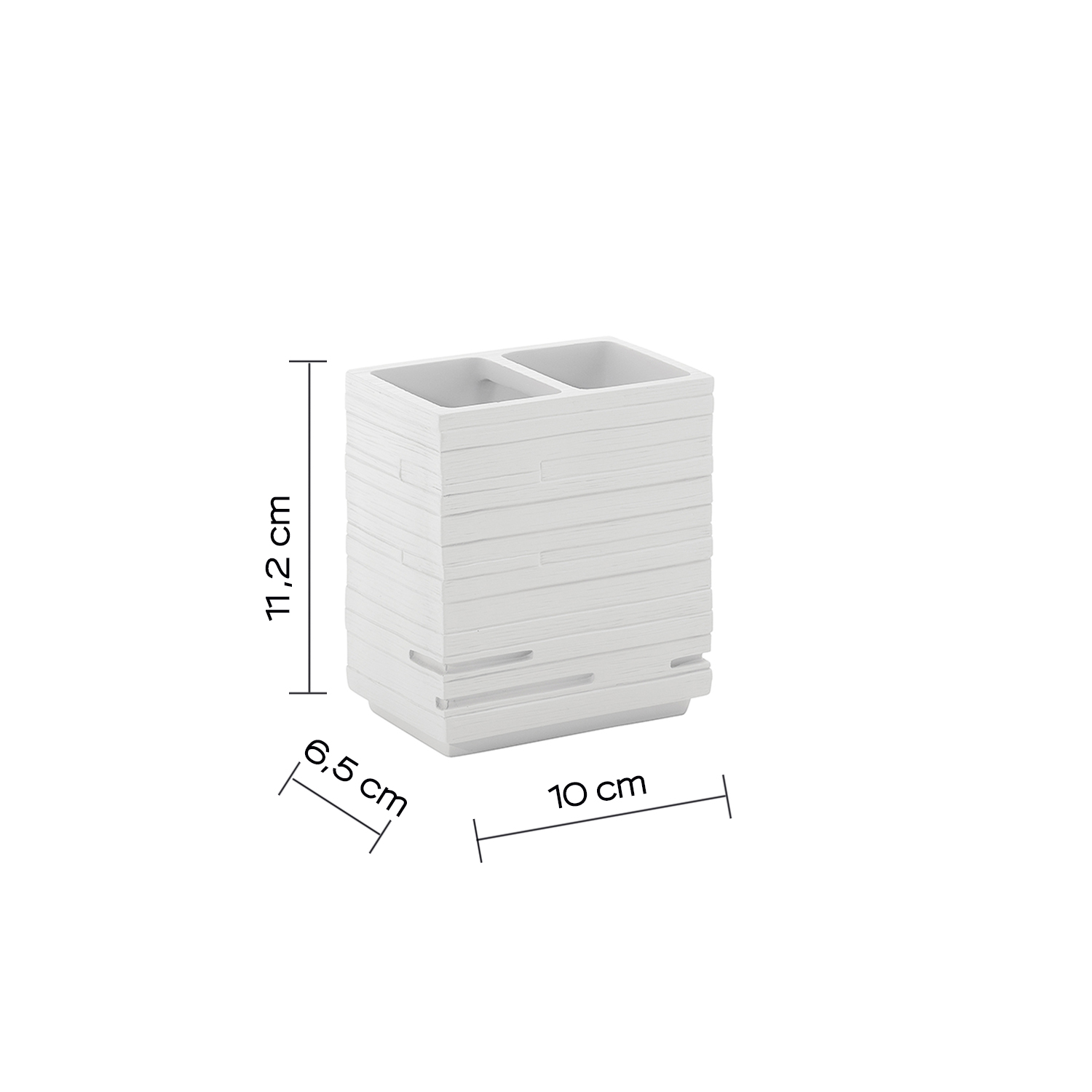 gedy-quadrotto-porte-brosse-dents-blanc-poser image 2