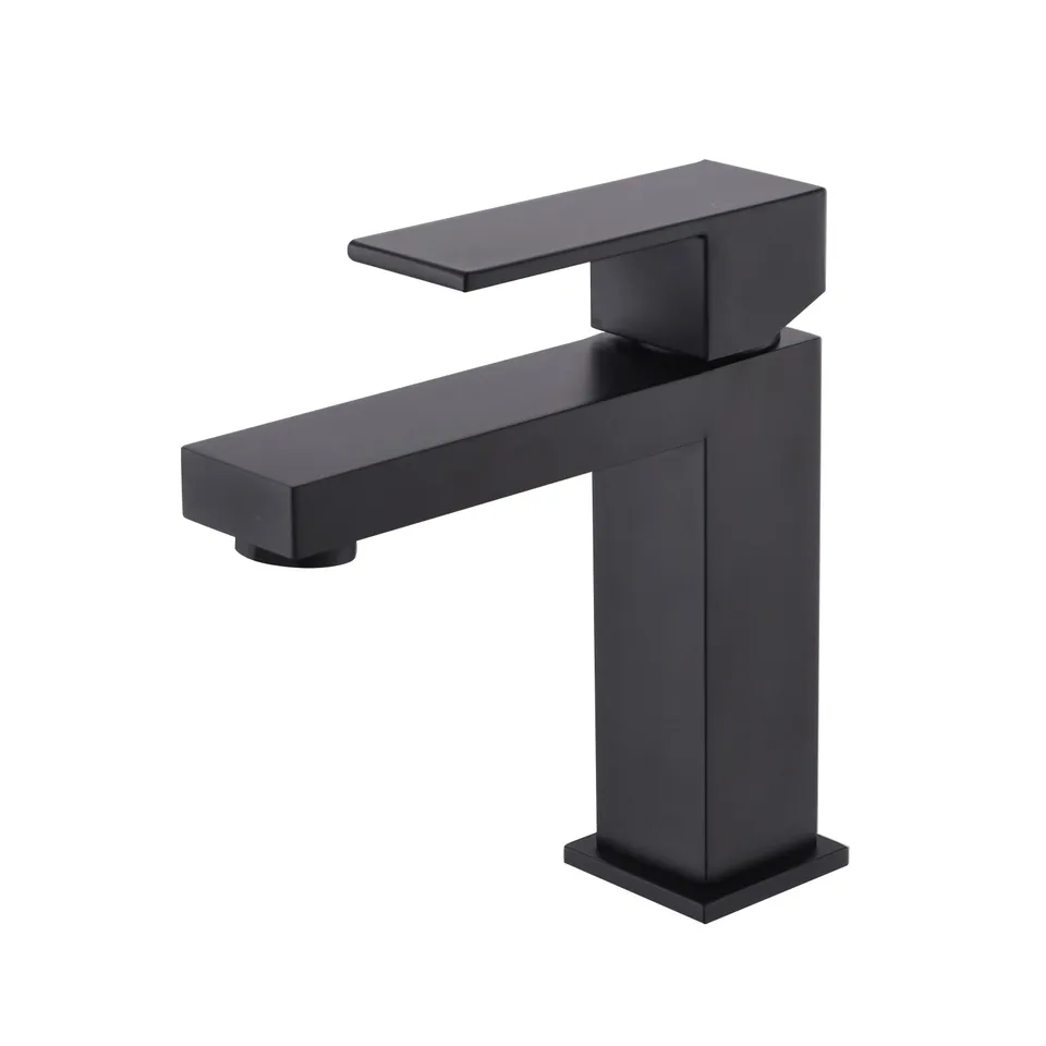 hudor-alph-e-001-mitigeur-lavabo-noir-mat-laiton image 1