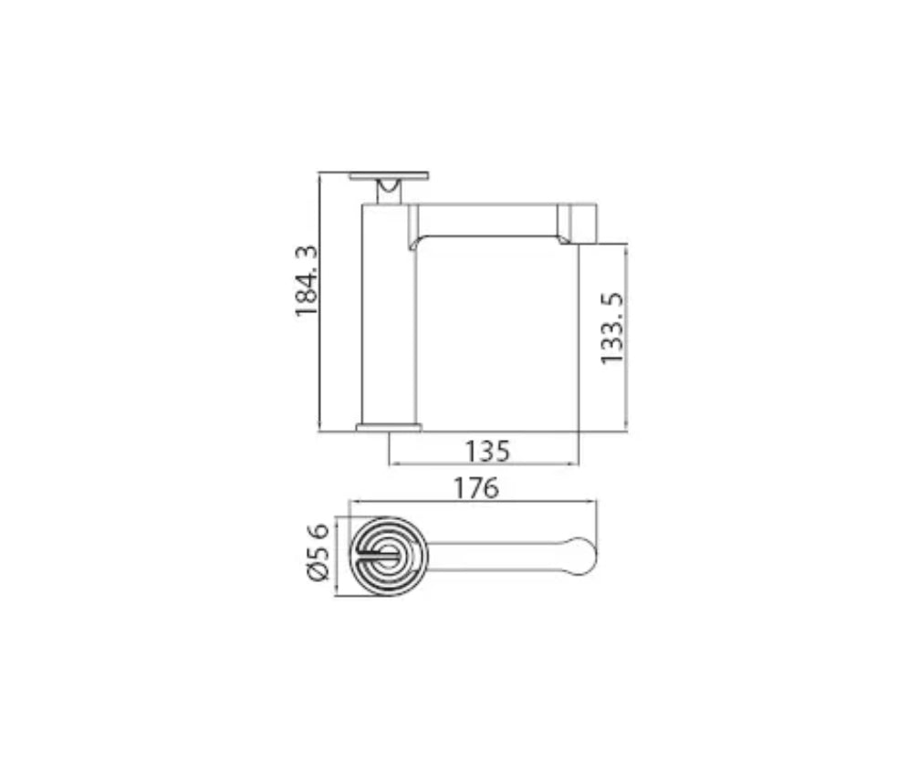 hudor-p-n-e-029-robinet-lavabo-noir-rose-dor image 2