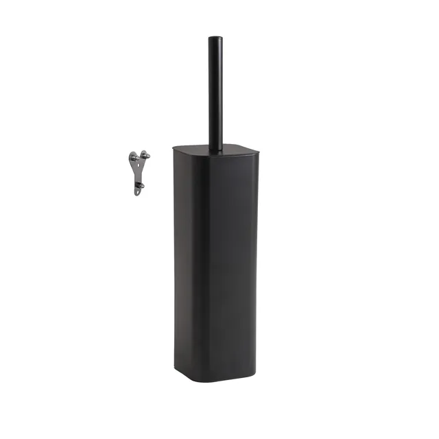 gedy-jack-porte-brosse-wc-mural-noir-mat image 1