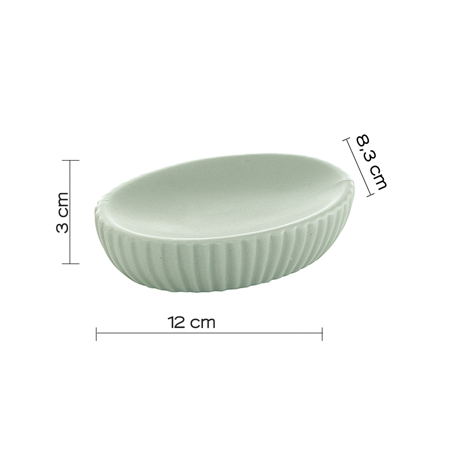 gedy-marika-porte-savon-vert-sauge-poser image 2