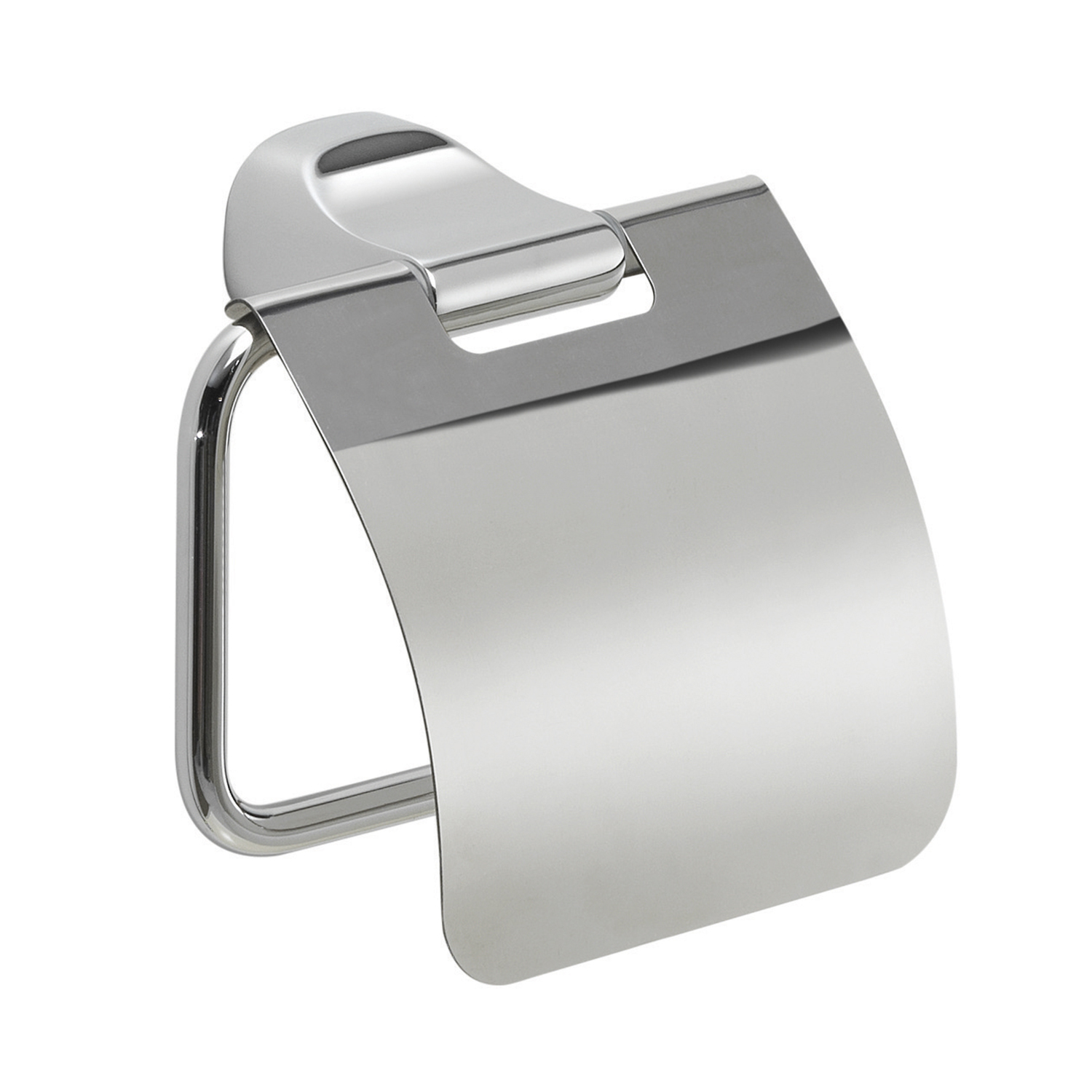 gedy-stelvio-porte-rouleau-avec-couvercle-chrome image 1